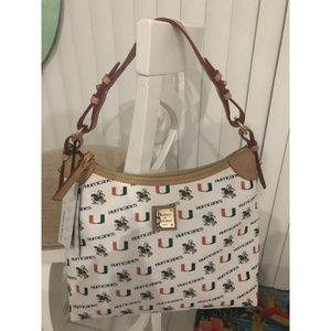 NWT Dooney & Bourke White UNIVERSITY OF MIAMI Hobo